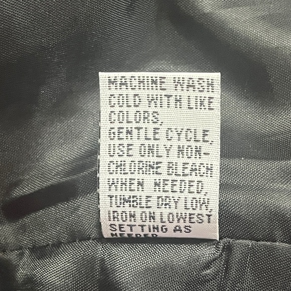 Appraisal large herringbone, pattern, black and white button down Coat Large - Picture 7 of 14